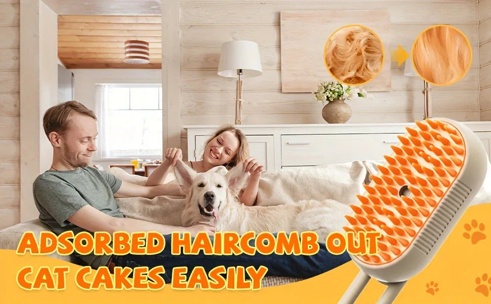 Steam Grooming Brush - CatThingz