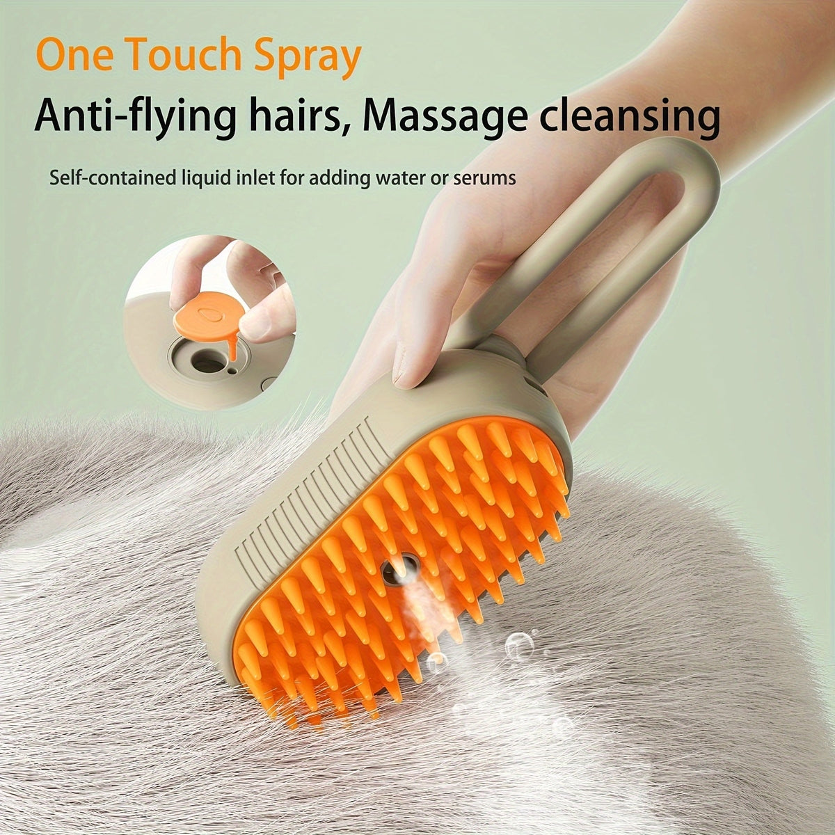 Steam Grooming Brush