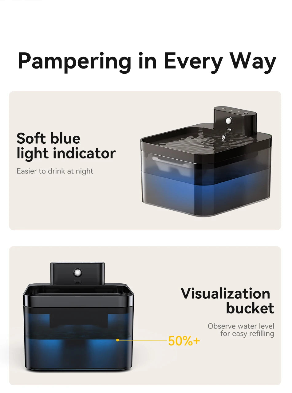 Wireless Automatic Cat Water Fountain