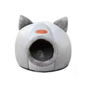 Cat Head Shaped Cozy Cave Bed - CatThingz