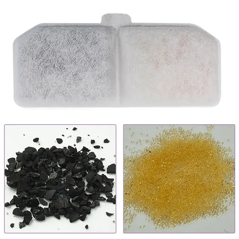 Cat Water Fountain Replacement Filters - 10 Pack Premium Carbon Filters